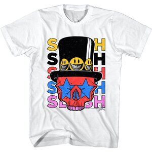 Slash Living The Dream Tour Shirt Skull Hat Guitarist Rock Band Concert Tee